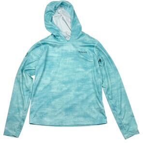 Simms Youth Solar Tech Blue Hoodie